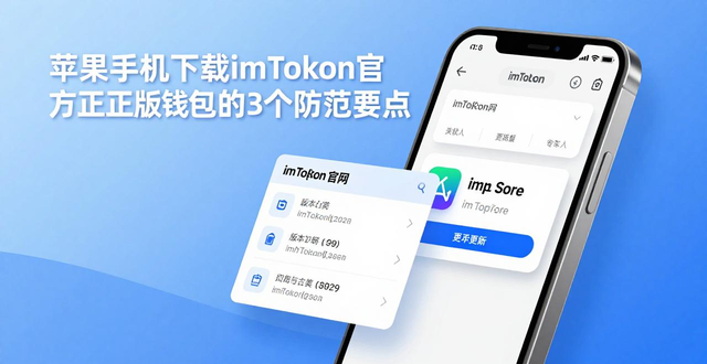 苹果手机下载imToken官方正版钱包的3个防范要点
