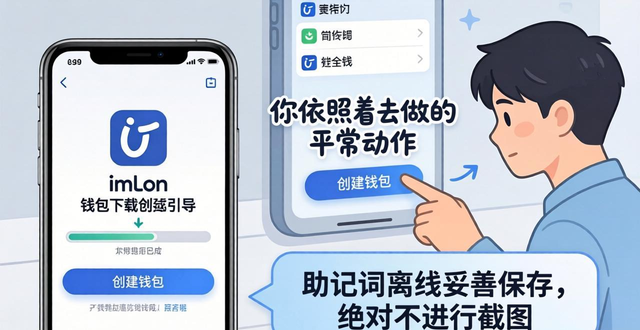 imToken官网下载避坑指南 手把手教你安全创建钱包