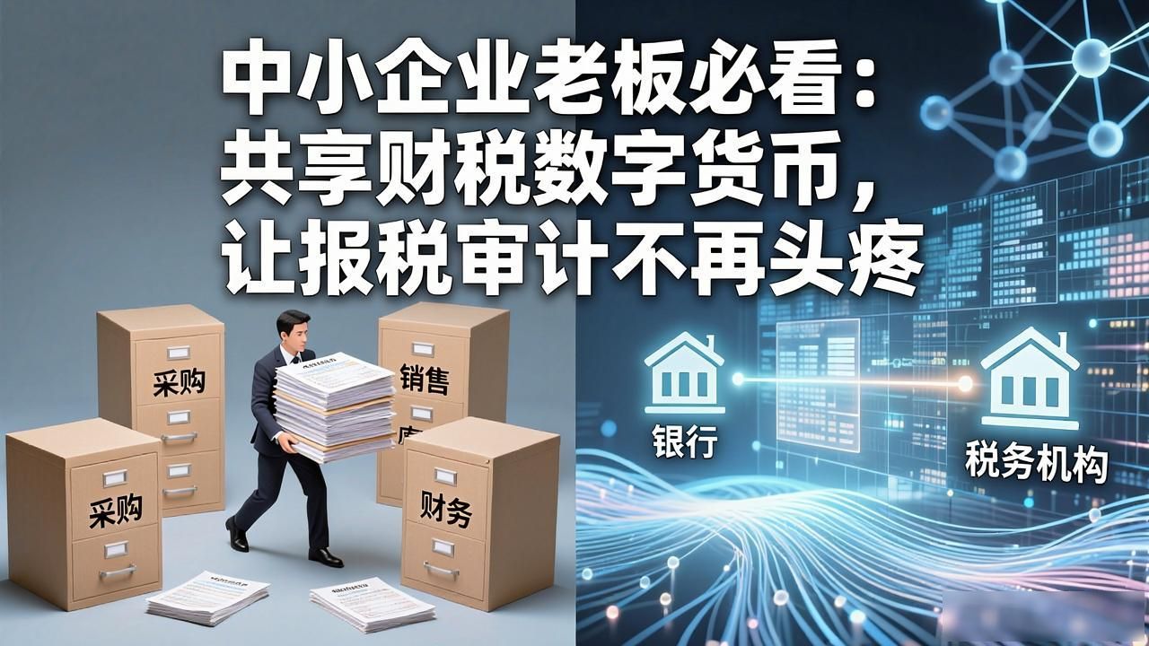 中小企业老板必看：共享财税数字货币，让报税审计不再头疼
