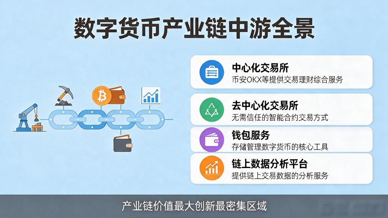 一文看懂数字货币产业链：从挖矿到交易所的全景解析
