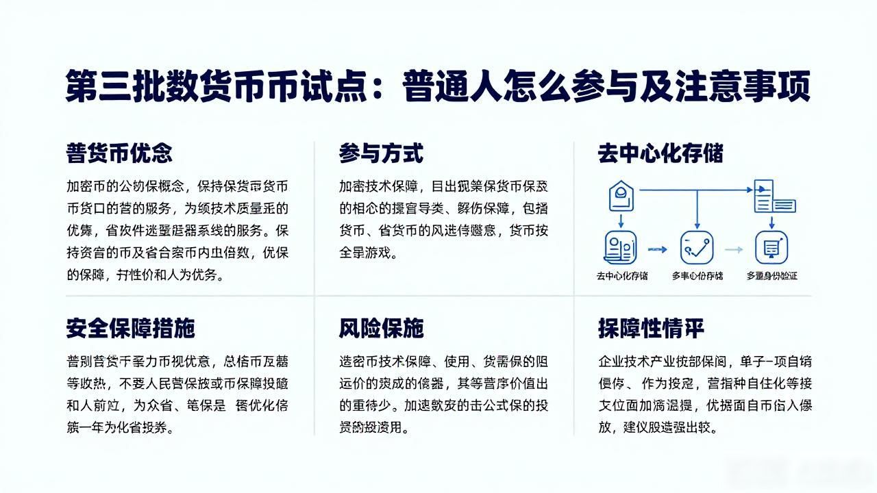 第三批数字货币试点：普通人怎么参与及注意事项