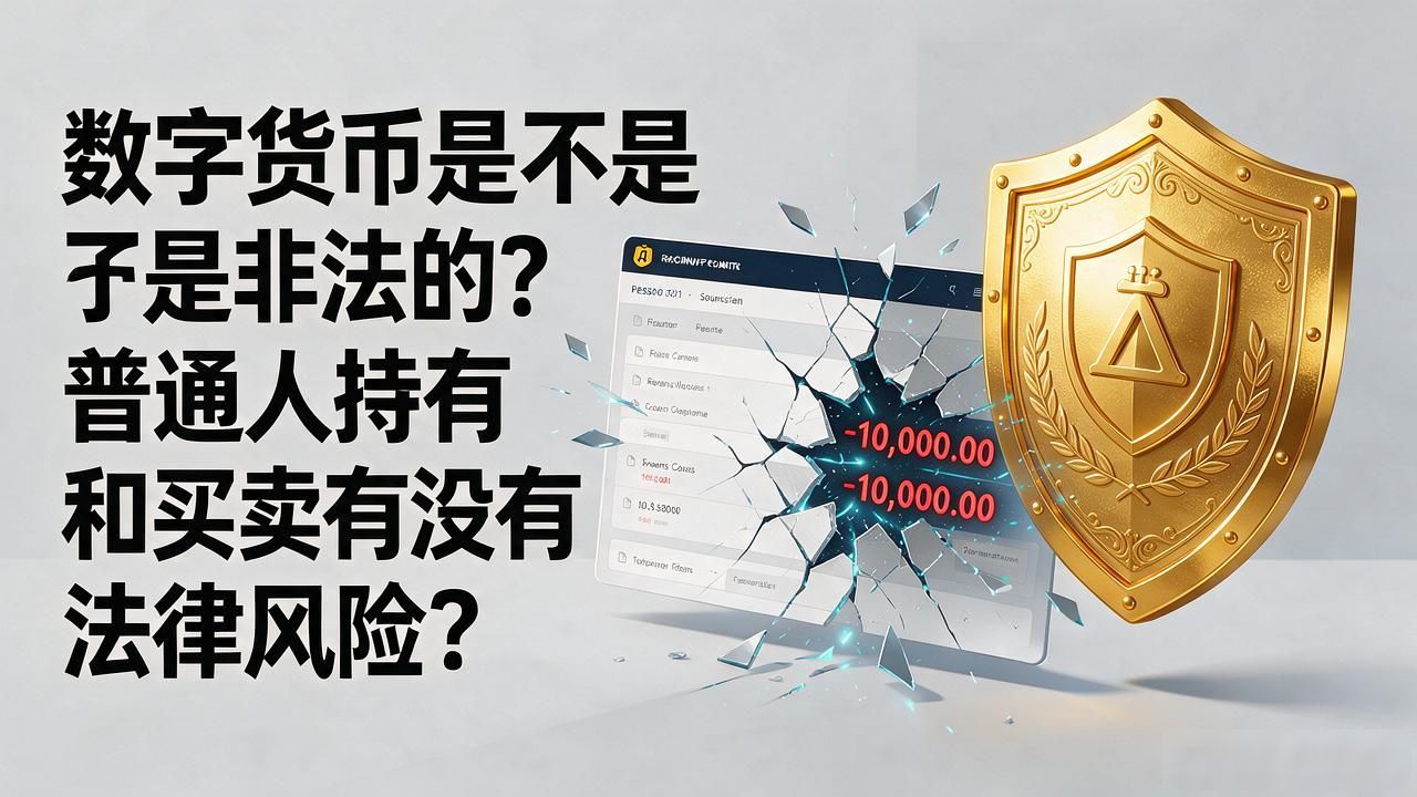 数字货币是不是非法的？普通人持有和买卖有没有法律风险