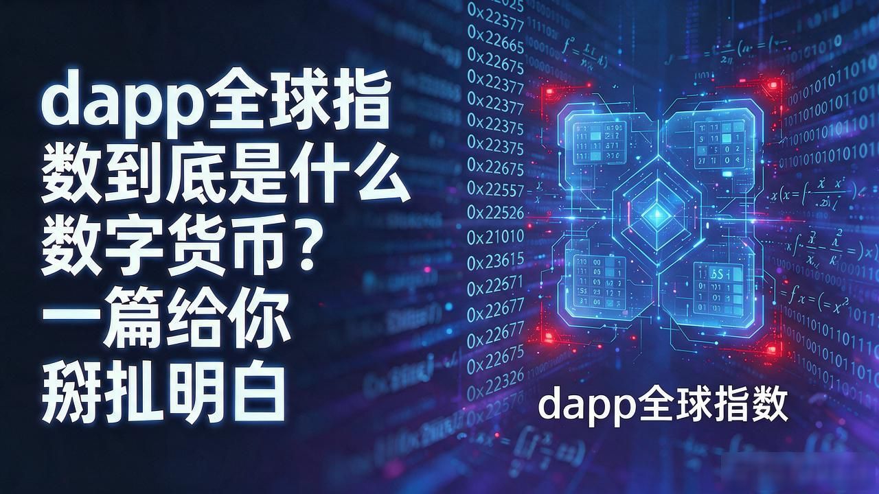dapp全球指数到底是什么数字货币？一篇给你掰扯明白