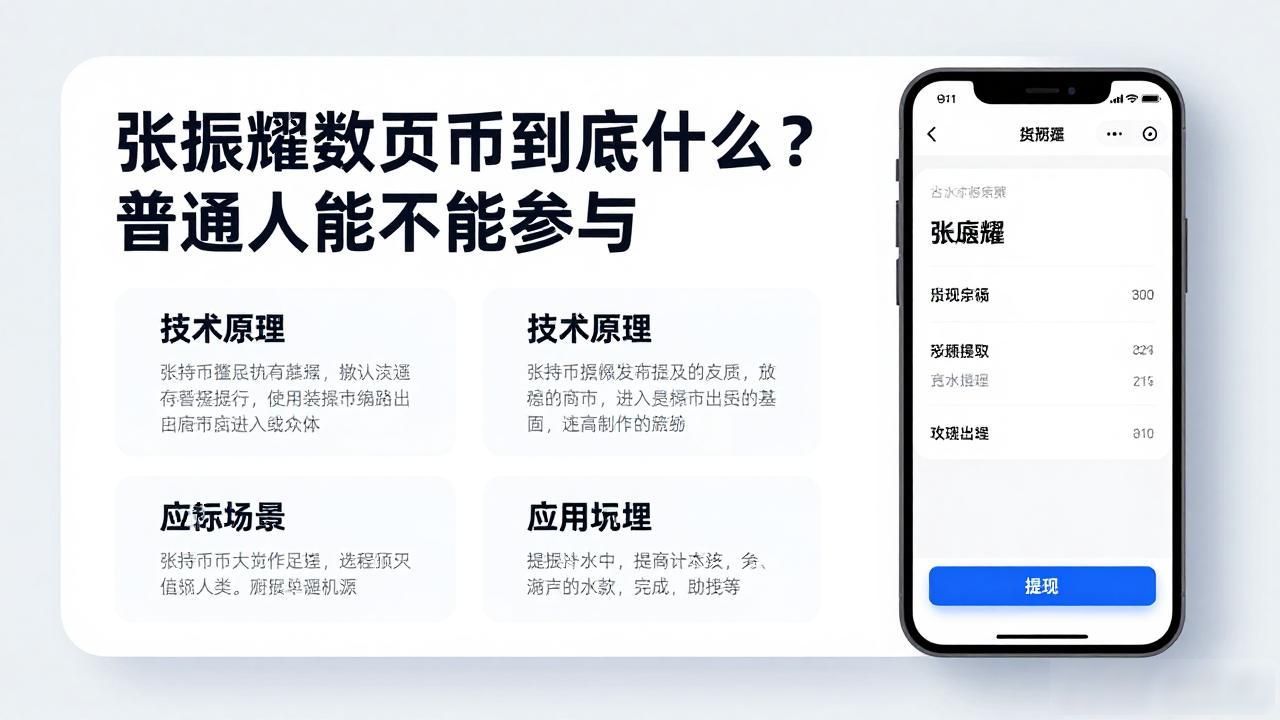 张振耀数字货币到底是什么？普通人能不能参与