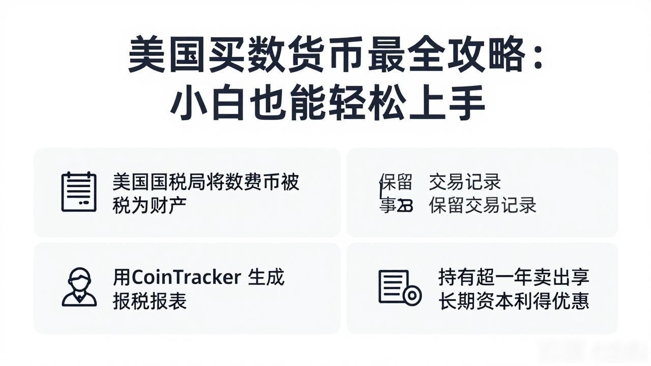 美国买数字货币最全攻略：小白也能轻松上手