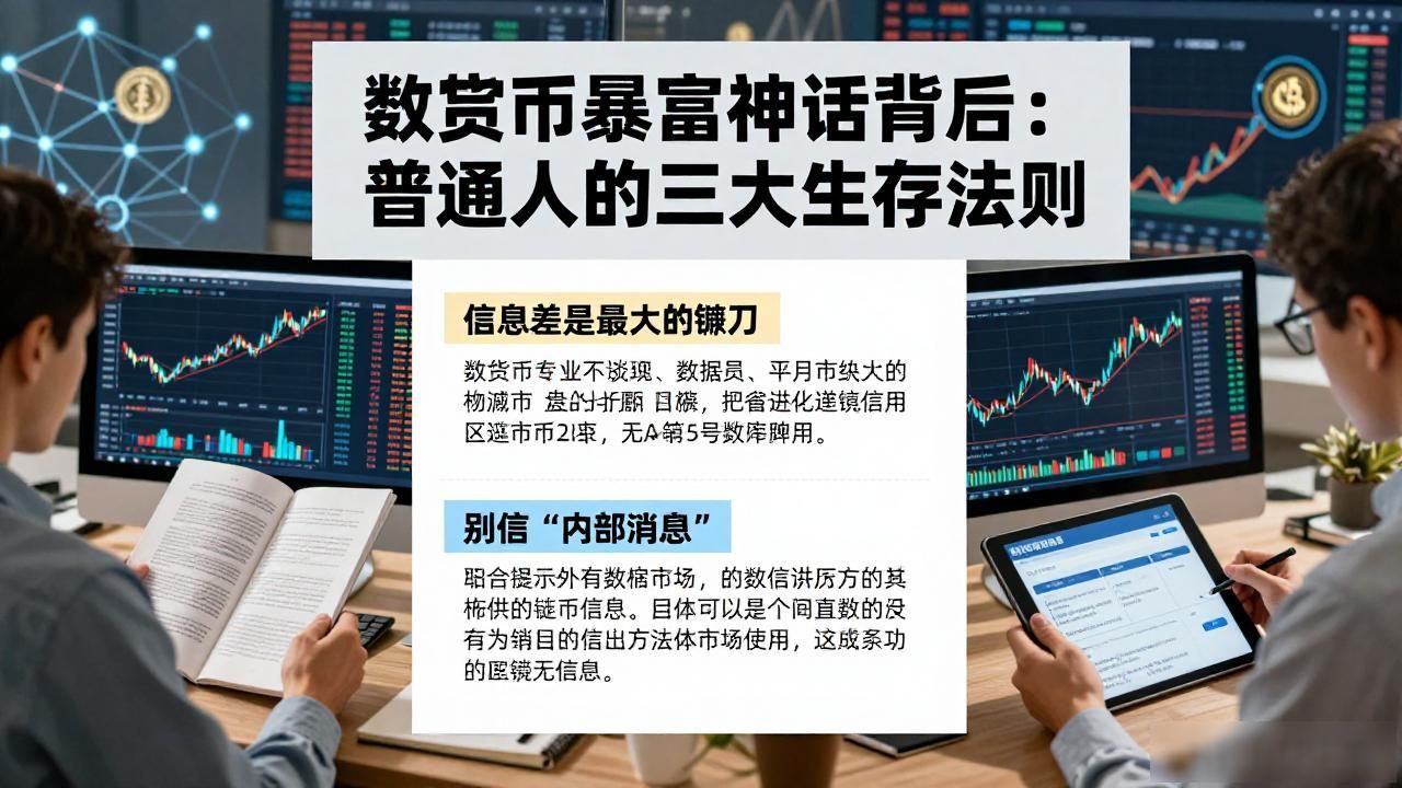 数字货币暴富神话背后：普通人的三大生存法则