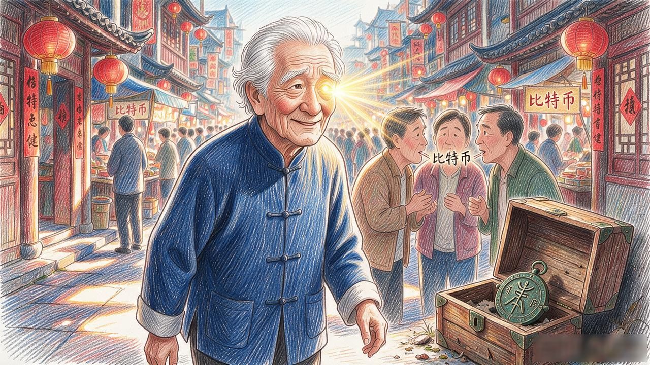 乞丐捡到数字货币改变命运