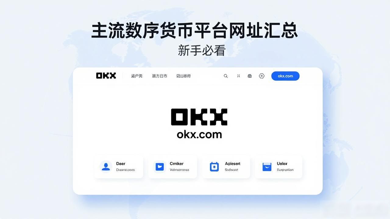 主流数字货币平台网址汇总 新手必看