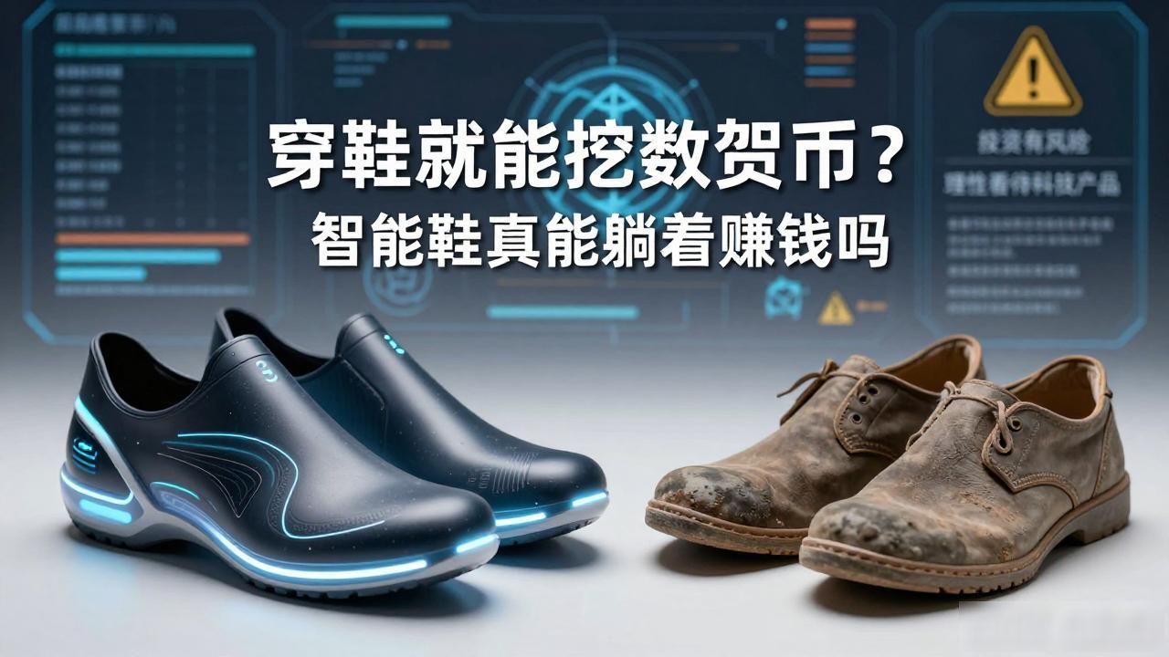 穿鞋就能挖数字货币？智能鞋真能躺着赚钱吗